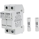 DEWIN Fuse Holder DC 1000V 32A Solar Photovoltaic Fuse Holder Solar Fuse Holder +15A Photovoltaic Fuses,Indication of Blown F