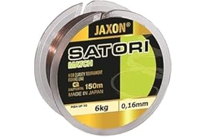 Jaxon Satori Match - Sedal de pesca (monofilamento, 150 m, 0,12-0,25 mm)