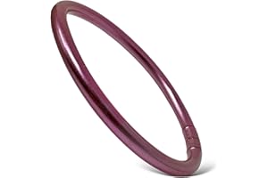 Yvelise Bracelet femme bouddhiste - Jonc MAT EFFET METAL - Sans Mantra porte bonheur [Promo flash - Stock limité]