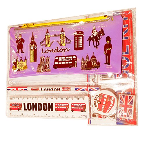 1 Bestselling All In One School Kit - London Souvenir - Pen Pencil Case Sharpener Eraser Rubber Ruler inches cm - Trousse Federmappchen Caja de Lapices Astuccio - Pink - EVERYTHING LONDON - Black Cab Red Phone Box London Bus Royal Guard Beefeater Tower of London Big Ben Westminster Abbey Tower Bridge St Paul s Cathedral - Top Quality Product reviews 1 Bestselling All In One School Kit - London Souvenir - Pen Pencil Case Sharpener Eraser Rubber Ruler inches cm - Trousse Federmappchen Caja de Lapices Astuccio - Pink - EVERYTHING LONDON - Black Cab Red Phone Box London Bus Royal Guard Beefeater Tower of London Big Ben Westminster Abbey Tower Bridge St Paul s Cathedral - Top Quality Product