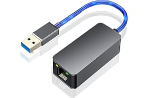 Adaptateur USB 3.0 vers Ethernet, XRR USB 3.0 vers RJ45 10/100/1000/2500 Gigabit Ethernet LAN Adaptateur, LAN Réseau Adaptateur Compatible avec Windows 10,8.1, 8,7, Vista, XP Mac OS 10.8-10.15