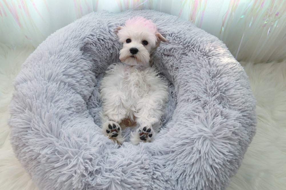 Lamzoom Dog Bed Warm Soft Plush Comfortable Pet Bed Washable