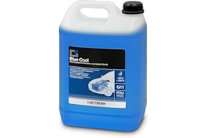 ERRECOM Blue Cool, Liquide de Radiateur Bleu -20°C/+106°C, antigel G11 avec Paquet d'inhibiteurs Nap Free, Prêt à l'emploi, 5 litres