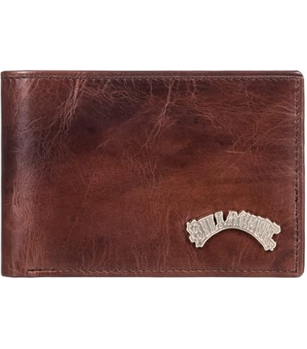 Volcom Slim Stone Geldbörse Für Herren – Schwarz, Flach, Mit Graviertem Logo