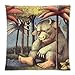 Produktbild Where The Wild Things Are Custom Zippered Pillow Cases 18x18 (Twin Sides)