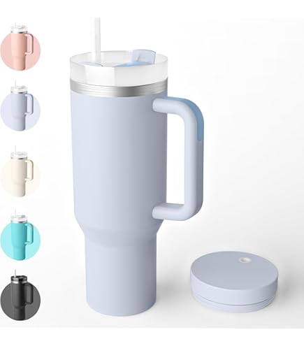 Tazza Termica 40 Oz Con Paglia - Acciaio Inox, Doppia Parete, Per Auto - Foto 14