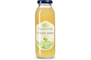 DAYMER BAY DRINKS Daymer Bay - Apple Juice, Refreshingly Fruity Cloudy Apple, Natural Ingredients, Not from Concentrate, Vegan, Gluten Free, 100% British Recyclable Packaging 12 x 250ml Glass Bottles