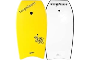 BOOGIEBOARD Boogie®Board 36” with Leash – Lightweight Premium Body Board with Phuzion Core, HDPE Slick Bottom Great Surfing for Kids Teens and Adults