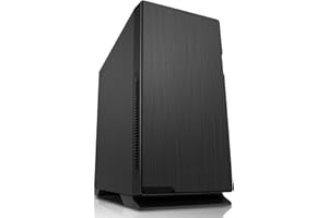 GameMax Silent Mid-Tower PC Gaming case, ATX, Sound Dampening, SD/TF Card Reader Built-In | Black