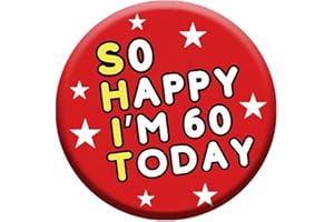 LIMALIMA Birthday Badge 76mm With Metal Back