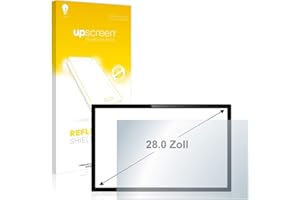 upscreen 28" Protection Ecran Anti-Reflet pour Ordinateurs portatifs avec 28,0 pouces (71.1 cm) [594 mm x 371 mm, 16:10] Film Protection Mat