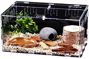 YUWANGG teca per tartarughe di terra,terrario per rettili,terrario per tartarughe di terra,casa tartarughe di terra,Robusto e durevole, adatto a una varietà di animali, come ragni, gechi, serpenti, ecc.