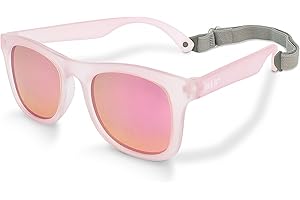JAN & JUL Toddler Kids Sunglasses UV400 Polarized with Adjustable Strap for Girls and Boys, 100% UV Block