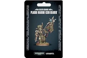 Games Workshop 251,638,059,095.2 cm Death Guard Pest Marine Icon Bearer Miniatur