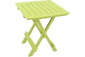 TRABELLA BARI Garden Side Table, Polypropylene, Lime, 45cm