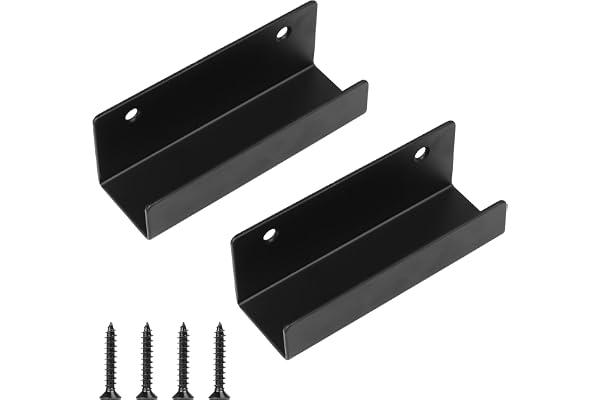 2 St U-Konsoler, Väggkrokar, 125mm Konsoler för Keramikplattor, Metallverktygshållare för Kök, Badrum, Garage