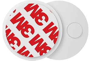 WISUALARM Rauchmelder Magnethalter,Maganetic Rauchmelder Kleben,Magnete für Rauchmelder bohrfreie Montage (1 Stück)