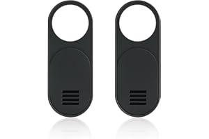 HUKNEQN 2 Pièces Cache Caméra PC Portable, Cache Camera Ordinateur, Compatible Tesla Model 3/Y, Smartphones et Tablettes, Protection de Confidentialité Ultra Mince avec Adhésif Fort, Adapté pour Laptop PC