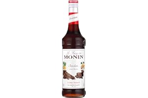 MONIN Sirop de Chocolat pour Café, Cappuccino et Chocolat Chaud - Arômes Naturels - 70cl