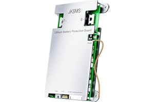 JKBMS Smart BMS avec Fonction Chauffage, Can et RS485, 4S-8S 12V-24V 100A 1A Équilibrage Actif avec Bluetooth, Carte de Protection pour Batteries Li-ION, LiFePO4 et LTO Lithium (JK-B1A8S10P-HC)