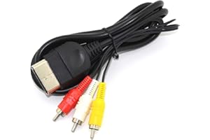 Sxhlseller Spielekonsolen-AV-Kabel HD, für Xbox, Cinch-Sound-Audio-Video-Kabel, Verbindet Konsole mit Fernseher, Anti-Interferenz, Plug-and-Play, Signalübertragung, 5,9 Fuß