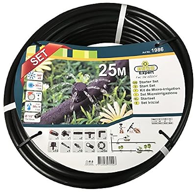RACO Expert 46795 Kit Complet Goutte avec Tuyaux, Noir, 40x40x12 cm