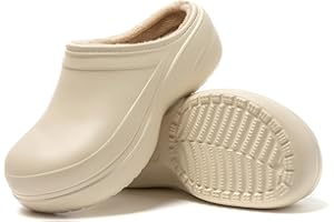 JOMIX Damskie zimowe kapcie domowe ciepłe futrzane kapcie z miękkiej gumy EVA