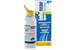 Ialumar Iper Baby, Soluzione Ipertonica Spray con Detto Delicato, a Base di Acido Ialuronico, Decongestionante e Fluidificante per Neonati e Bambini, 100 ml