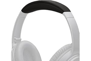 kwmobile Zapasowy pałąk kompatybilny z Bose Quietcomfort 35 / QC35 / Quietcomfort 45 / QC45 - Wyściełana osłona na pałąk na głowę ze skóry PU - czarny