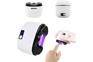 ONGNIUU Coupe Ongle Electrique 3 en 1, Coupe-Ongles Automatique Rechargeable par USB avec éclairage LED, Conception à Faible Bruit (<40 dB), Pour Bébés, Adultes, Personnes Âgées (Blanc)
