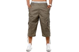 WESTACE ACTIVE Mens Big King Size Casual Cool Smart Multi Pocket Cargo 3/4 Shorts Full Fit New 2XL 3XL 4XL 5XL 6XL