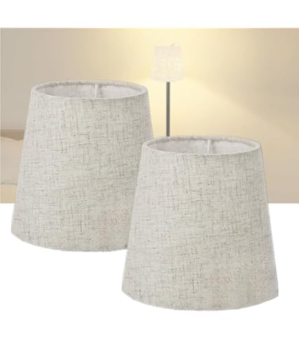 Abat-jour Carré Tissu Élégant 28x28x20 Cm – Cache-Lampe Simple Et Durable Pour Lampe De Bureau Chevet Murale – Style Minimaliste