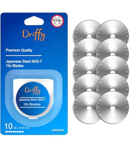 Lame Di Ricambio Taglierina Rotativa 60mm | Confezione Da 5 | Per Olfa E Dafa