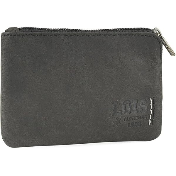 Portamonete Uomo In Pelle Lois - Piccolo E Tascabile Per Monete E Chiavi - Foto 6