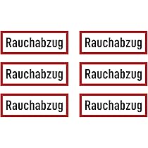 LEMAX Feuerwehrschild Richtungspfeil – DIN 4066, Alu Geprägt, 105x297 Mm, Rot-weiß-schwarz
