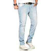 Jeans Slim Uomo Alessandro Salvarini – Azzurro Denim – Taglia 31/32
