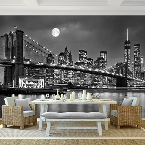 Fototapete New York 308 x 220 cm – Vliestapete – Wandtapete – Vlies Phototapete – Wand – Wandbilder XXL – !!! 100% MADE IN GERMANY !!! Runa Tapete 9101010b - 2