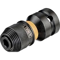 Lot De 2 Adaptateurs De Douille 1/2" à 1/4" Pour Clé à Choc - Acier Haute Densité, Clip De Sécurité - Pour Outils Électriques Et Manuels - 6