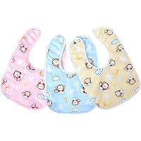 My Newborn Baby Cotton Bibs -Set of 3 Pcs. Fast Dry