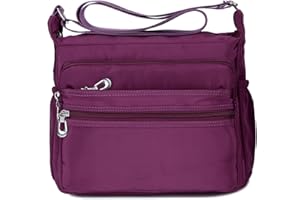 NOTAG damska torba na ramię, nylonowa, lekka, wodoszczelna, z zamkiem błyskawicznym, 2 rozmiary