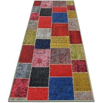 Casa Pura Tapis De Couloir Via Veneto - 67x250 Cm, Rouge - Antidérapant, Fabriqué En Allemagne, 100% Polyamide