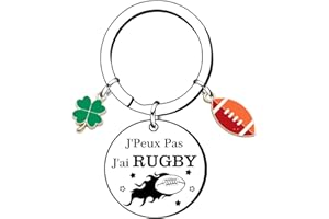 GUOYU Cadeau Fan de Basket Cadeaux Sport Cadeaux Athlètes Original Porteclef Personnalisé pour Basket Chasseur Football Golfeur Motard Ski Cycliste Rugby Cadeau