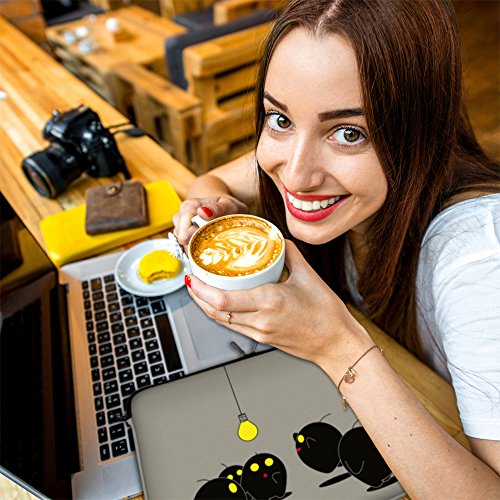 Digittrade LS157-15 Illumination Designer Schutzhülle für Laptops und MacBooks mit einer Bildschirmdiagonale von 38,1-39,6 cm (15,6 Zoll) grau-schwarz - 4