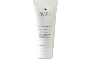 Rilastil Rassodante Crema Corpo, Trattamento Idratante e Rassodante, Contrasta il Rilassamento Cutaneo, per Massaggi Prolungati, con Ginkgo Biloba, Senza Profumo, Confezione da 200 ml