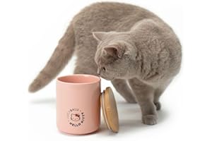 LucyBalu X Hello Kitty Snack Bar, contenitore ermetico per cibo per gatti, contenitore per alimenti per gatti, contenitore per alimenti secchi, contenitore per gatti, scatola per alimenti per gatti,
