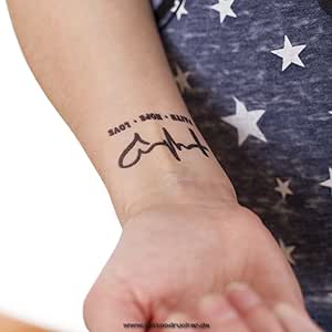 5 X Faith Hope Love Tattoo Schwarzes Temporares Kreuz Puls Herz Tattoo Logo 5 Amazon De Beauty