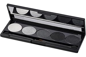NOTE COSMETICS NOTE COSMÉTIQUE - Professional Eyeshadow | Palette de Fard à Paupières | Palette de Maquillage Yeux avec Miroir | Ombre à Paupière pour toutes les Peaux (Black - Grey - White)