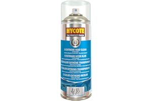 Hycote Vernice Spray ad Asciugatura Rapida per Calore Estremo, Trasparente, 400 ml