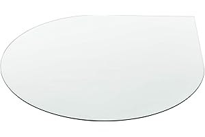 [neu.haus] Round Glass Panel, Table Top, Tempered Glass, Fireplace Glass, DIY Table
