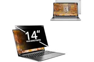 EliWhale Laptop Privacy Screen Filter 14 Inch for 16:9 Aspect Ratio, HD Anti-Blue Light and Anti-Glare Removable Laptop Privacy Screen Protector, Width X Height Is 12.2"X 6.85"(310mm X 174mm)